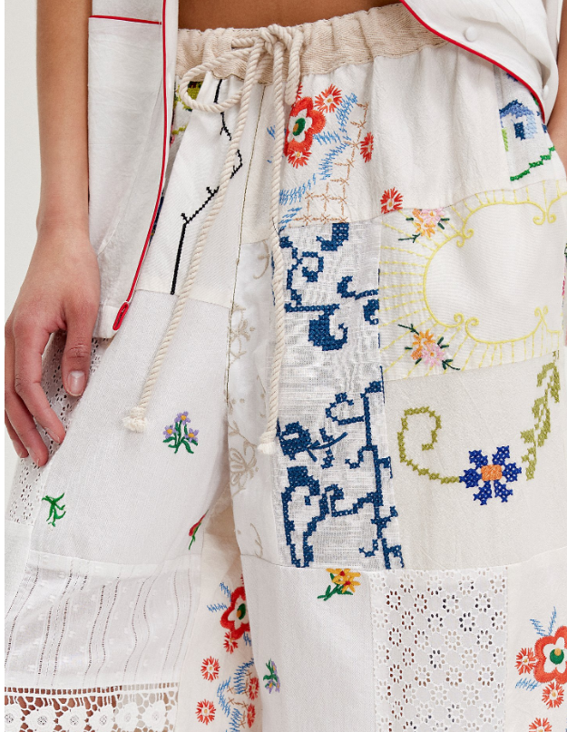 FRE✨️ PEOPLE Wallflower Pull-On Pants white
