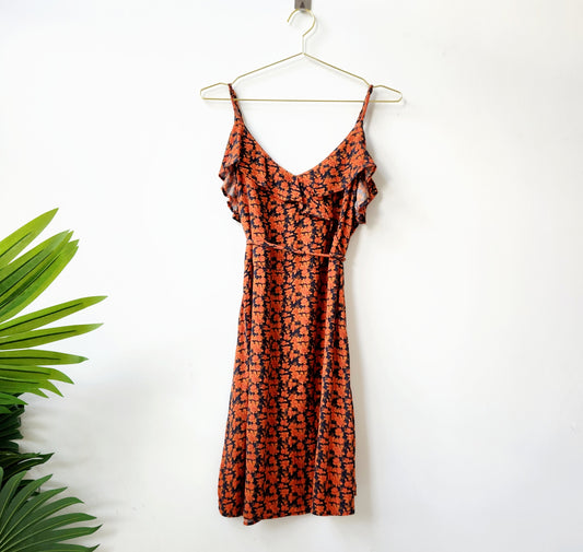 American Eagle floral dress - orange