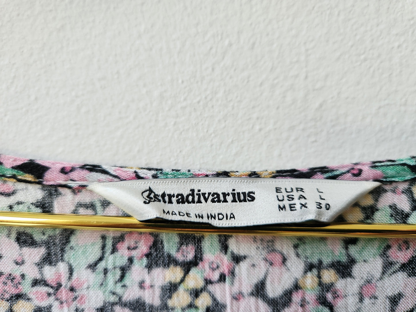 Stradivarius floral mini dress