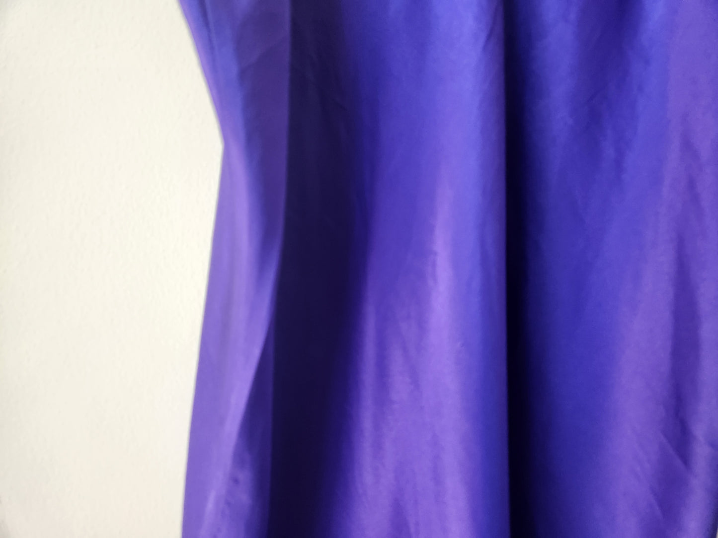 100% Silk slip mini dress - purple