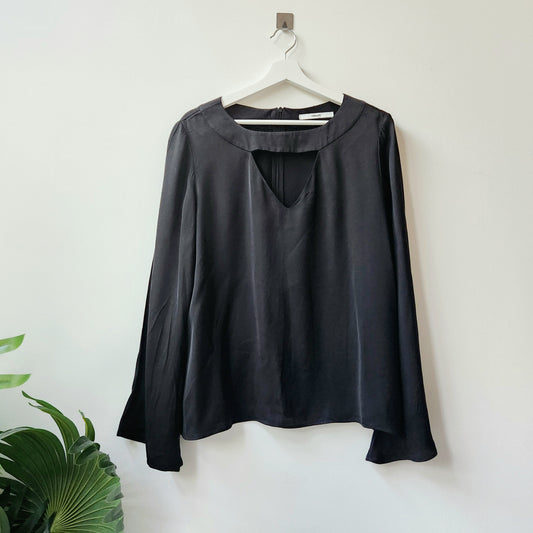 Uterque blouse top - black