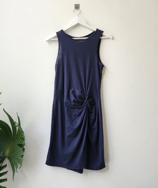 Abercrombie & Fitch tie knot dress - navy