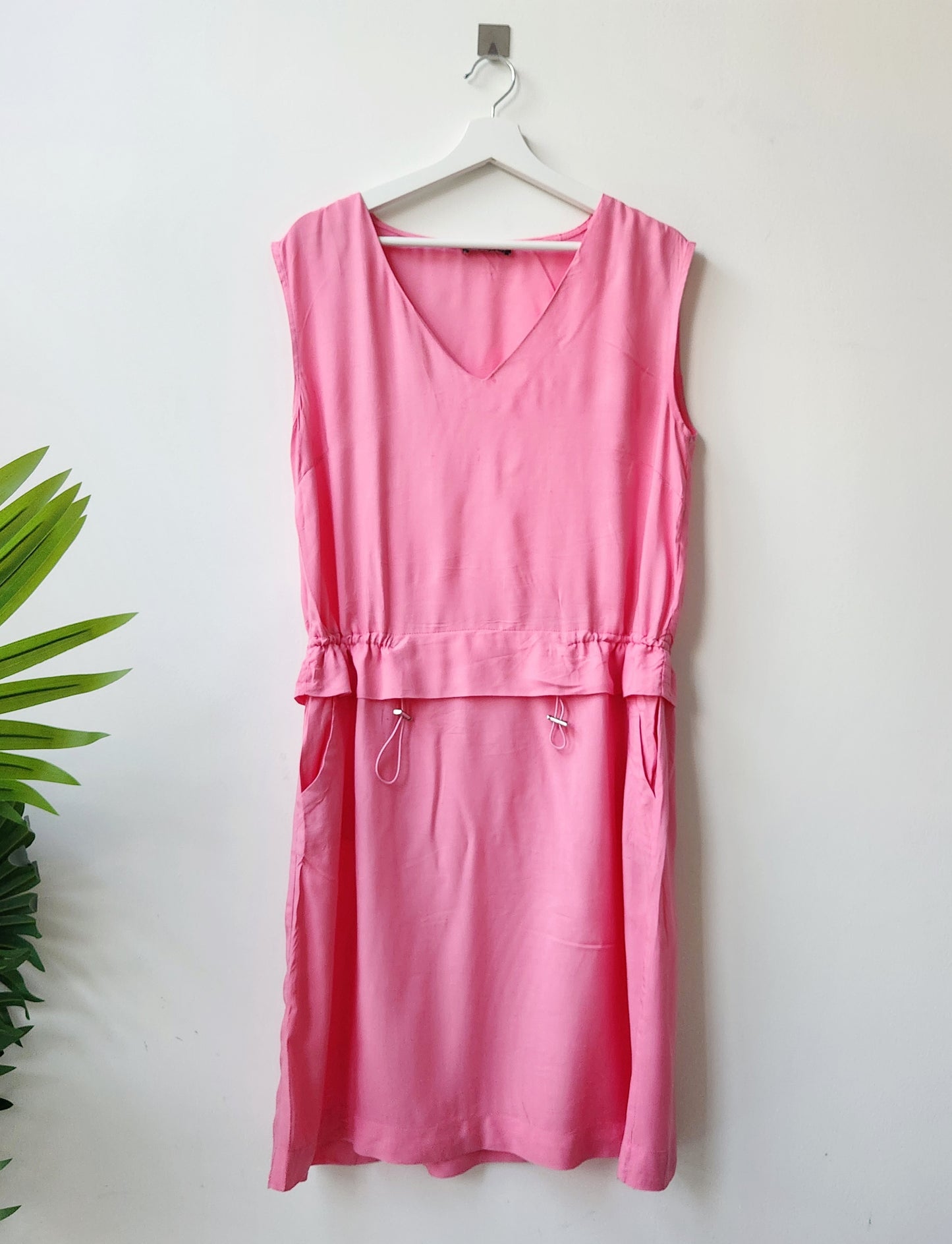 Reserved tie detail dress - pink