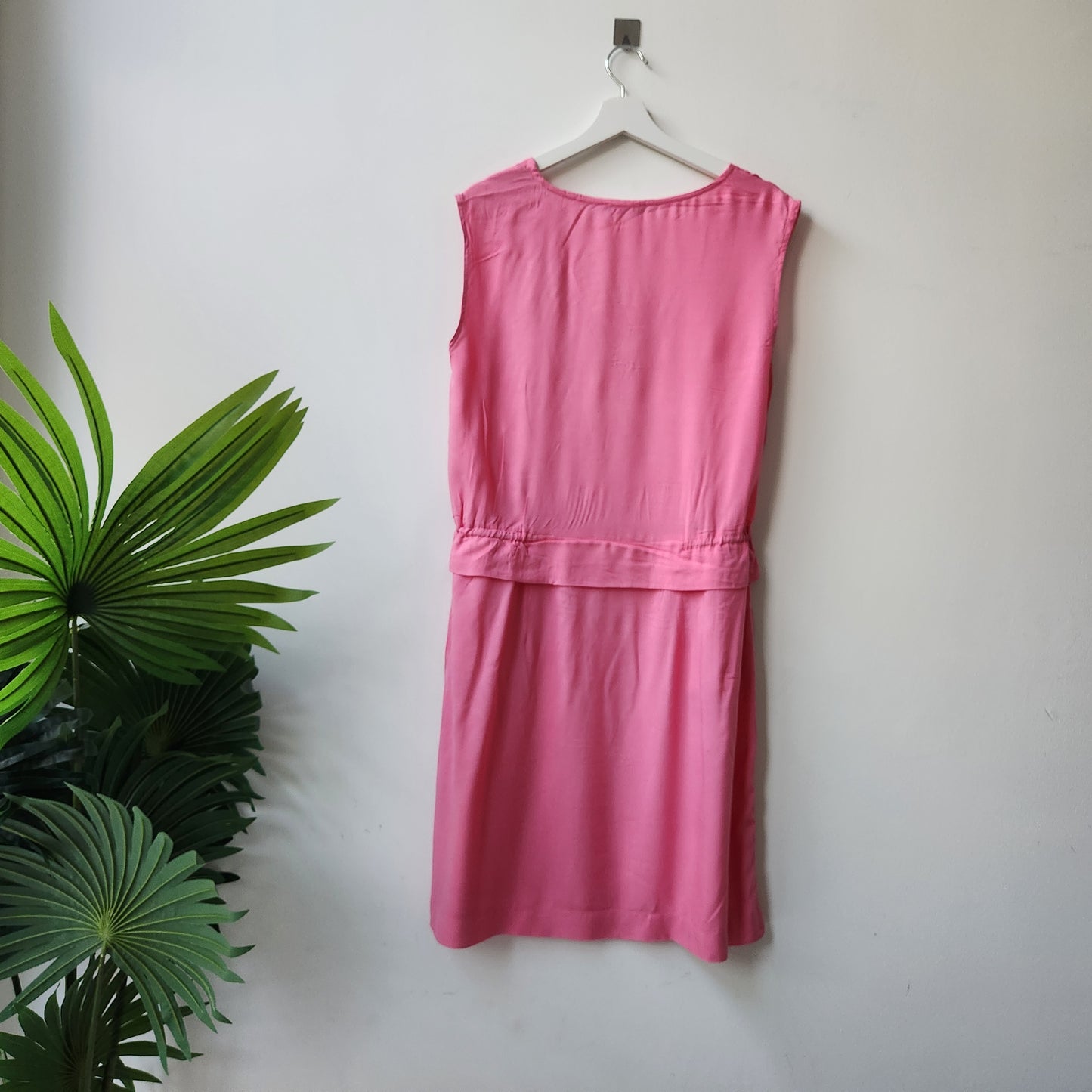 Reserved tie detail dress - pink