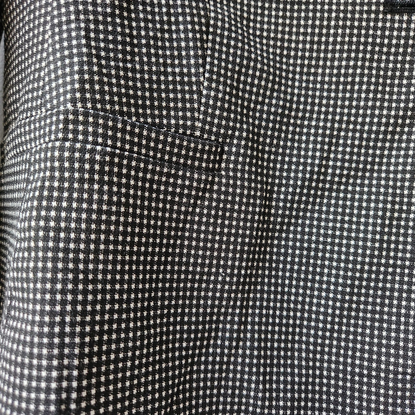 Banana Republic checkered blazer - black/white