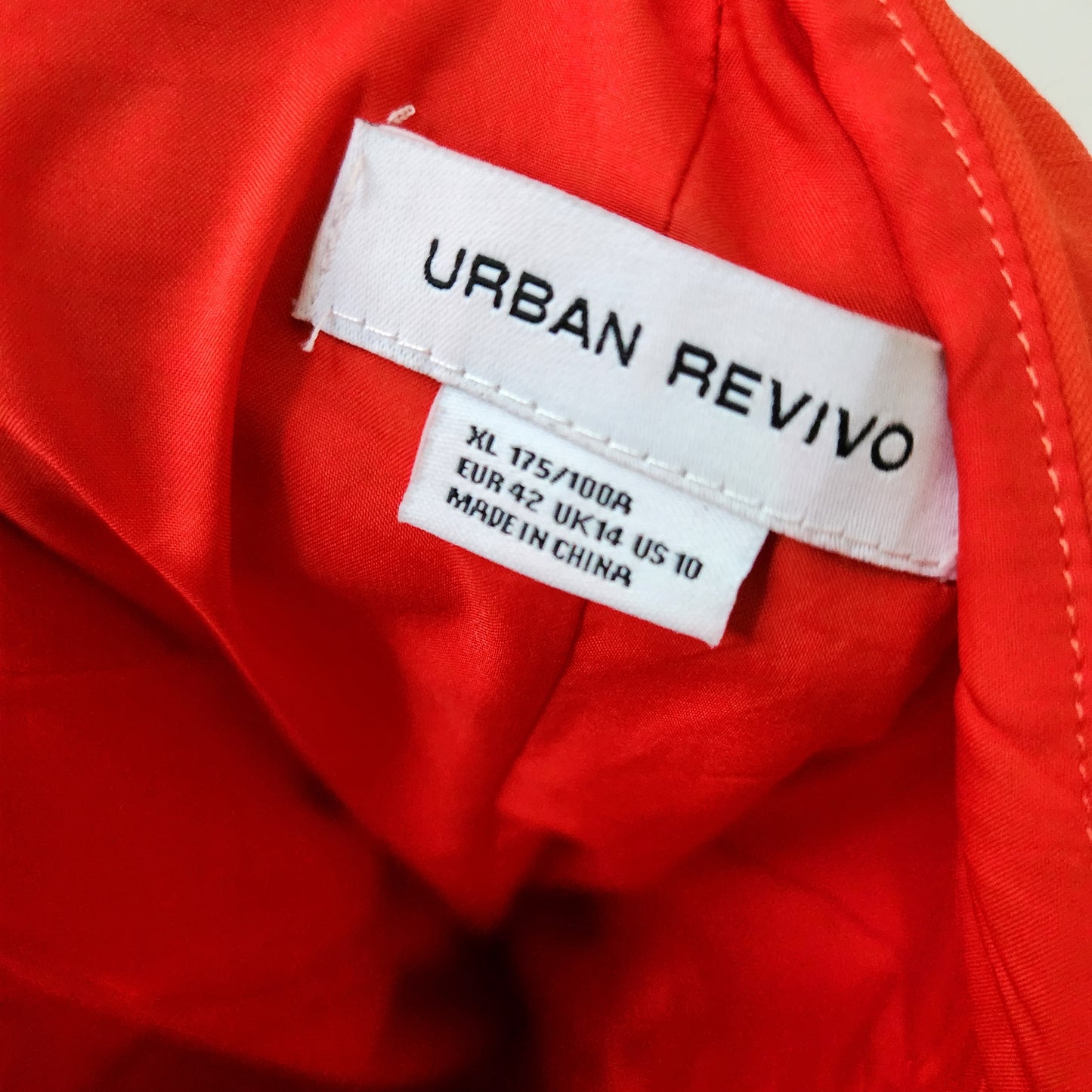 Urban Revivo solid slip dress - orange