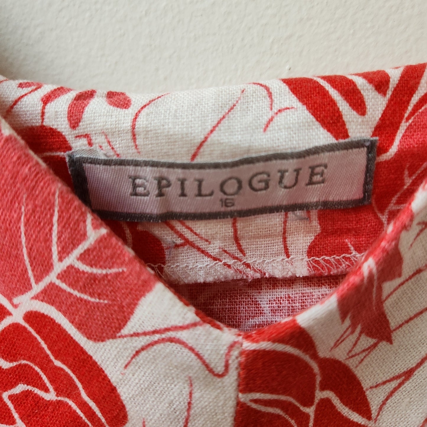 Epilogue floral printed dress - red/white