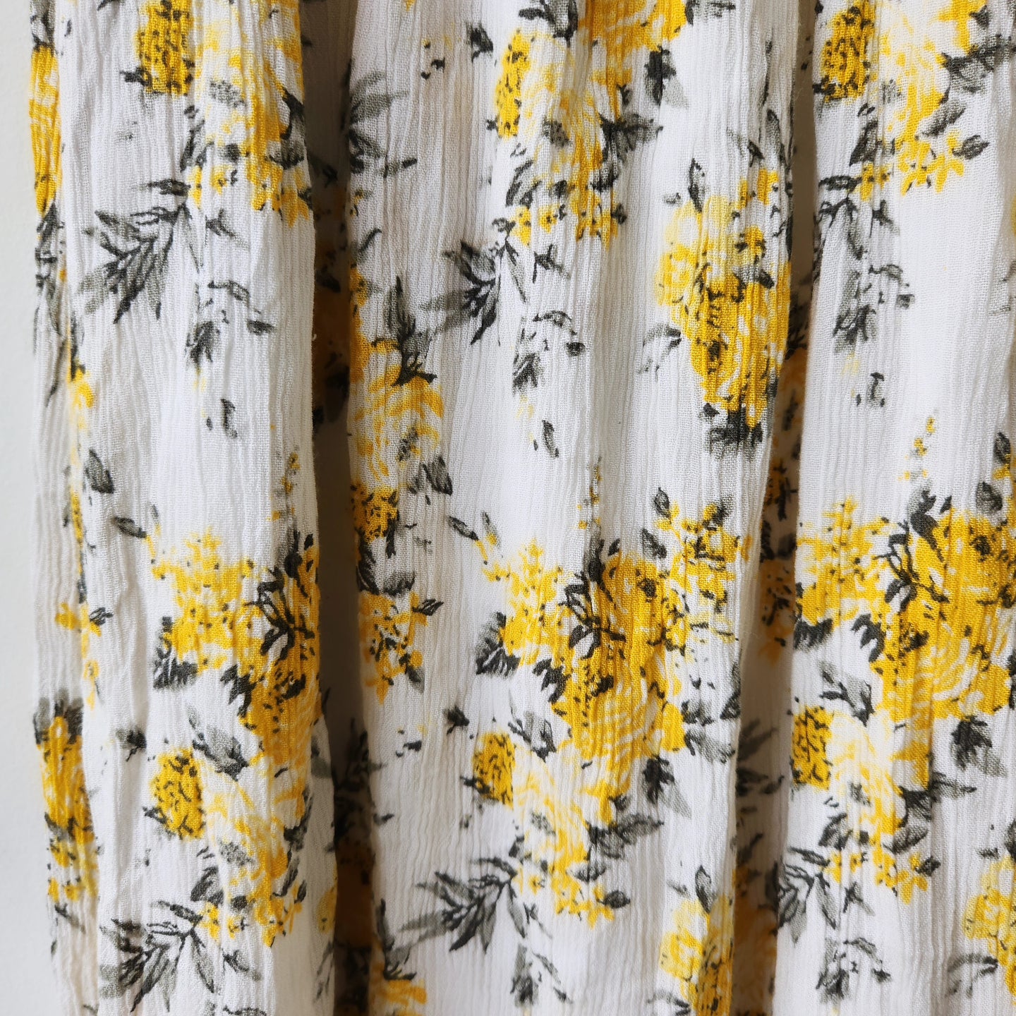 Twenty4 floral midi dress - white/yellow