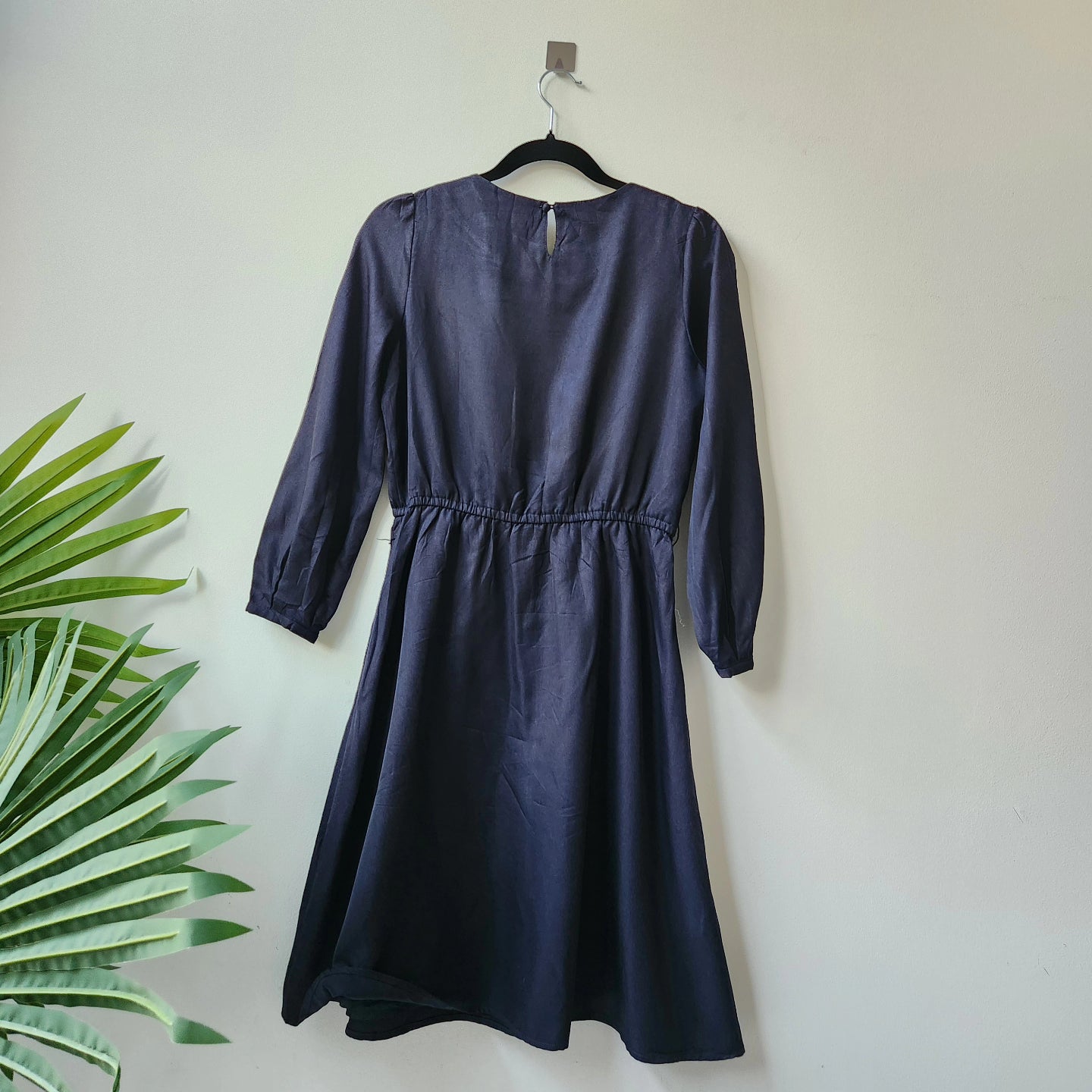 Couture Brook full sleeves dress - navy blue