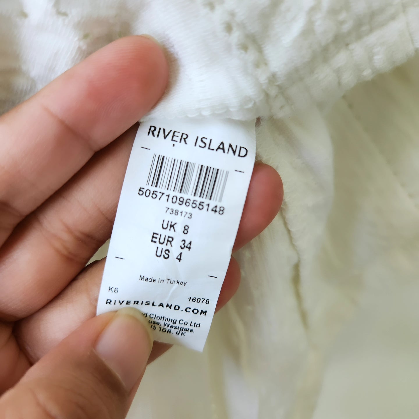 River Island dress - white